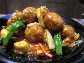 肉団子の酢豚風