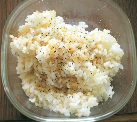 胡椒チーズごはん