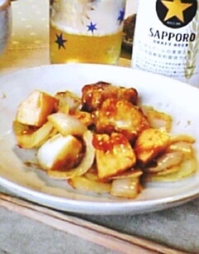 カジキマグロの酢豚風