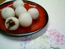 簡単＊チョコ白玉