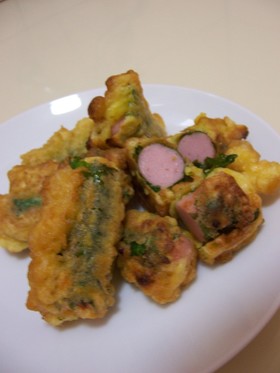 衣フワッ！サクッ♪しそ巻きソーセージ