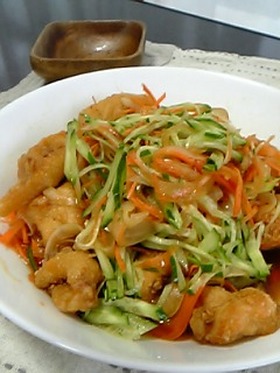 野菜がたっぷり食べられる!あっさり唐揚げ