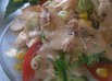 市販のドレッシングDEサラダうどん
