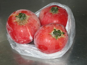 冷凍完熟トマト