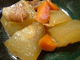 冬瓜（とうがん）とベーコンの炒め煮