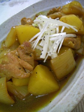 ◆カレー風味の鶏肉じゃが◆