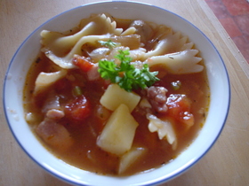 野菜たっぷりミネストローネ♪