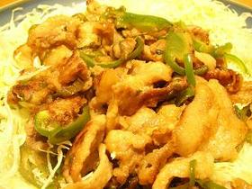 豚こまの大葉にんにく醤油焼き