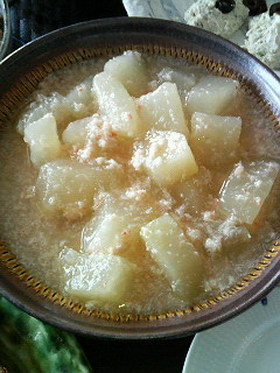 冬瓜の冷やしあんかけ