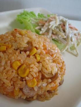 炊飯器de炊き込みピラフ