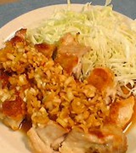 鶏肉の甘酢ねぎソース☆中華風