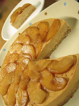おとうふの黒糖レアチーズケーキ
