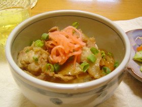 下味、合せ調味料なしで激ウマ☆豚丼☆