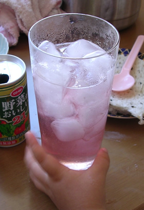 これなんです(>_<)すももジュース♪