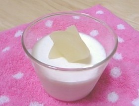 超簡単☆桃缶deババロワｖ(⌒ｏ⌒)ｖ