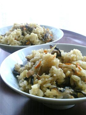 冷めても美味＊おこわ風味の炊き込みご飯
