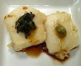 ﾓﾁﾓﾁ大葉にんにく豆腐