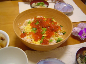 炊飯器だけで！！楽々♪鮭寿司