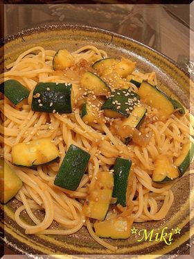 こってりヒー！ズキみそ柚子こしょパスタ♪