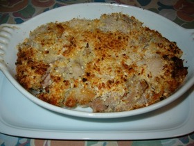 鶏肉のアーモンド入りパン粉焼き