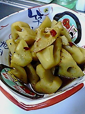 ぴりうまっ！蓮根きんぴら