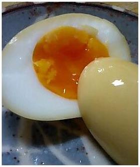 つるんとむけた「半熟煮玉子」