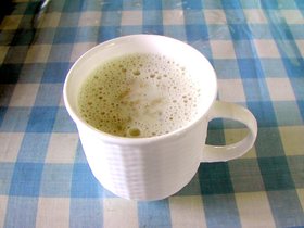 朝はこれ！豆乳バナナ