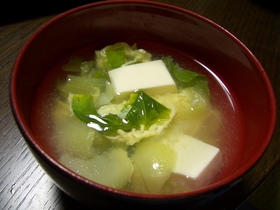 鳥ハムのだし汁スープ