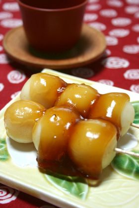ヘルシー☆豆腐入りみたらし団子♪