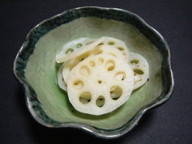 レンジで簡単！酢レンコン