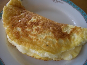 絶品！クリームチーズのオムレツ