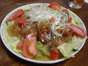 ジューシー鶏モモ肉焼き(あんかけソース)