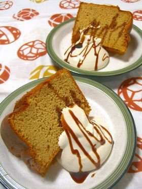 ほっこり*きな粉シフォンケーキ