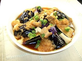 揚げナスのみぞれ和え