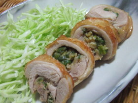 にんにくネギ味噌チキン