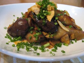 簡単ｳﾏｨ♪秋なすの辛味ｽﾅｯｸ炒め