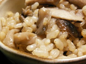 きのこた~っぷり炊き込みご飯