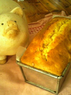かぼちゃアーモンドパウンドケーキ