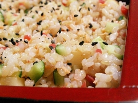 お米好きにはたまらない！漬け物まぜまぜ
