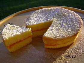 卵1個で気軽に小さなスポンジケーキ♪