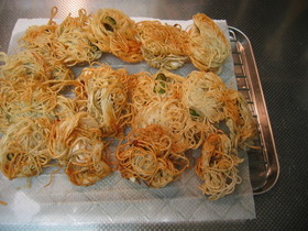そうめんのはさみ揚げ