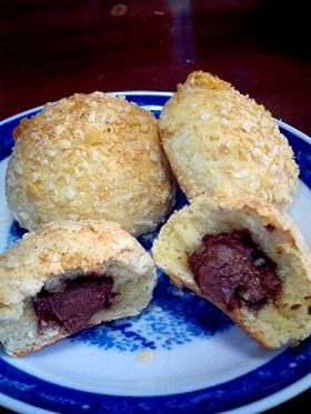 ホットケーキミックスで焼きチョコパン