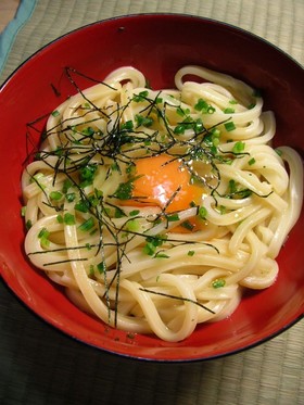 簡単美味しい!釜玉うどん◆讃岐うどんで