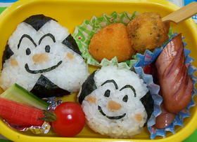 幼稚園のお弁当(おむすびまん)