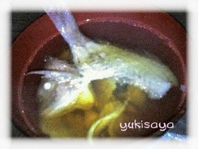 鯛のすまし汁
