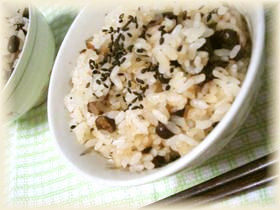 甘納豆おこわ