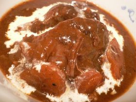 美味しんぼの牛すね肉の赤ワイン煮込み