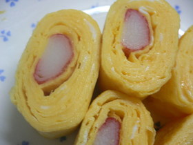 お弁当に☆かにかまたまご焼き