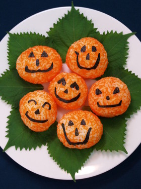 ハロウィン☆フィラデルフィアボール寿司