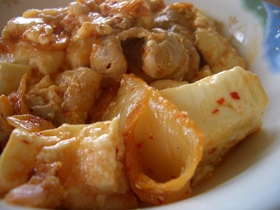 私のダイエットメニュー★豚キムチ豆腐